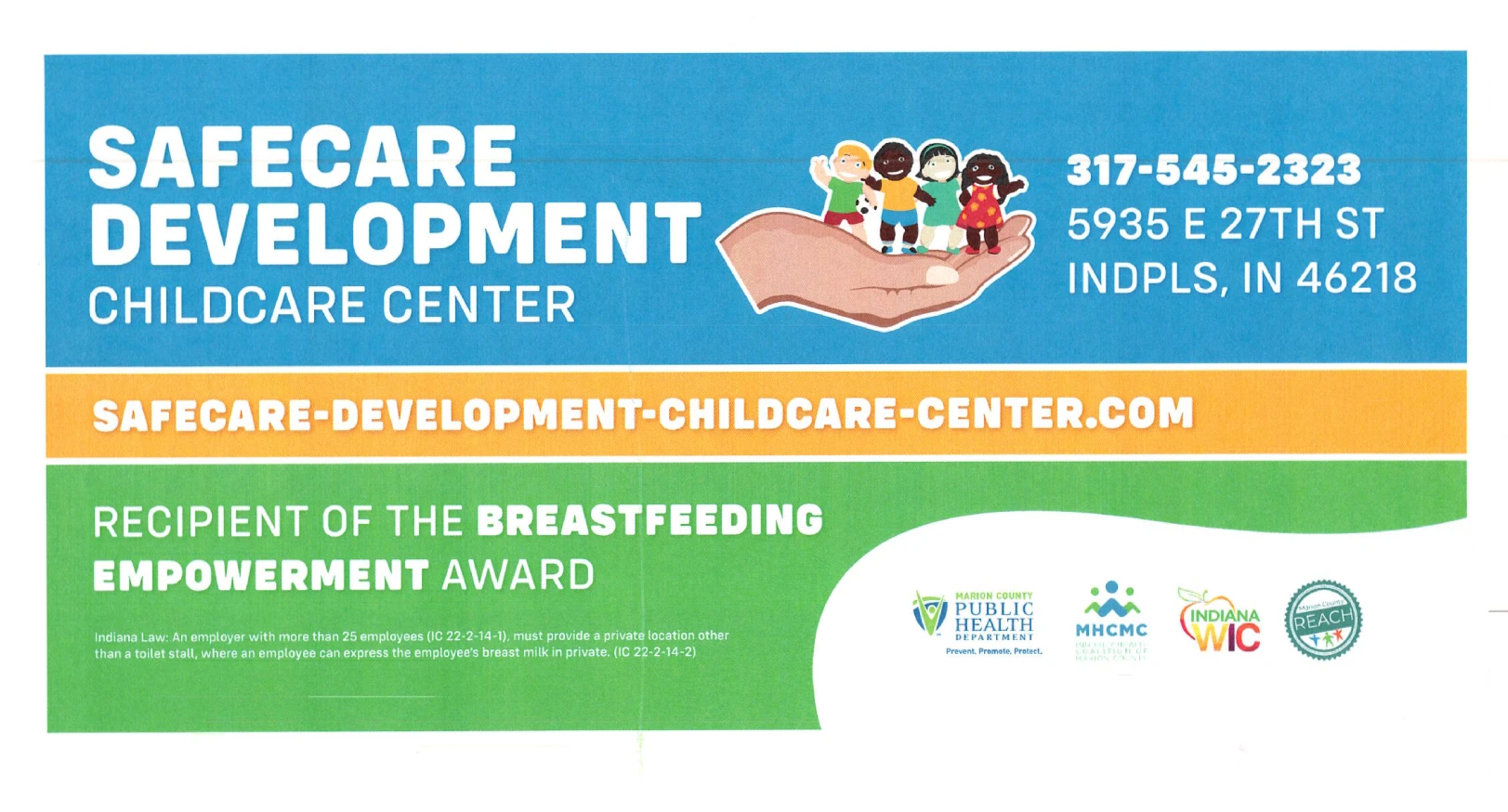 Safecare Development — Recipient of the Breastfeeding Empowerment Award